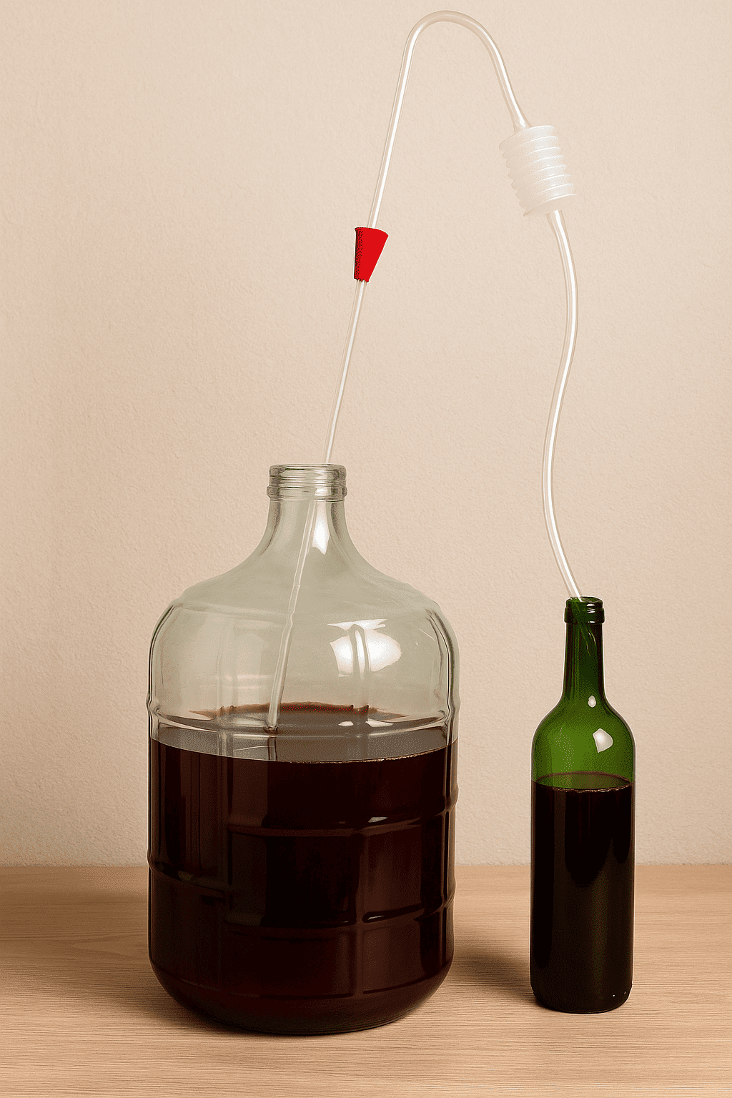 Travasatore a Polmone per Vino e Birra – Sifone Manuale con Pompetta – Lemag srl - Lemag srl