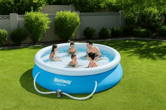 Bestway Piscina Autportante Tonda 366x76 cm con Pompa Filtro - Lemag srl - Lemag srl