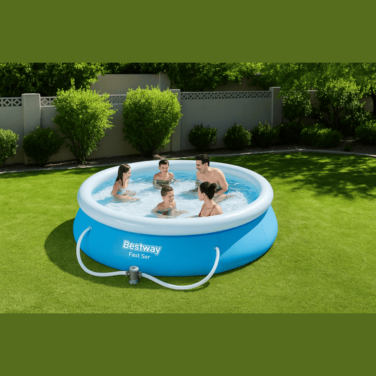 Bestway Piscina Autportante Tonda 366x76 cm con Pompa Filtro - Lemag srl - Lemag srl