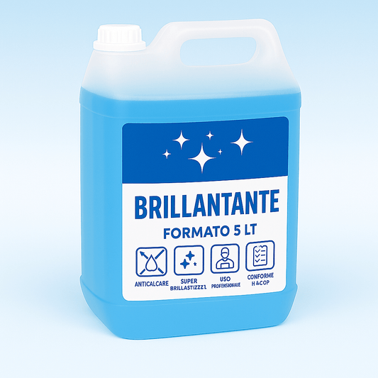 Brillantante Lavastoviglie 5L – Anticalcare, Sgrassante, Formula HACCP – Lemag srl - Lemag srl