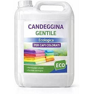 Candeggina delicata per capi colorati ecologica in formato da 5LT per bucato