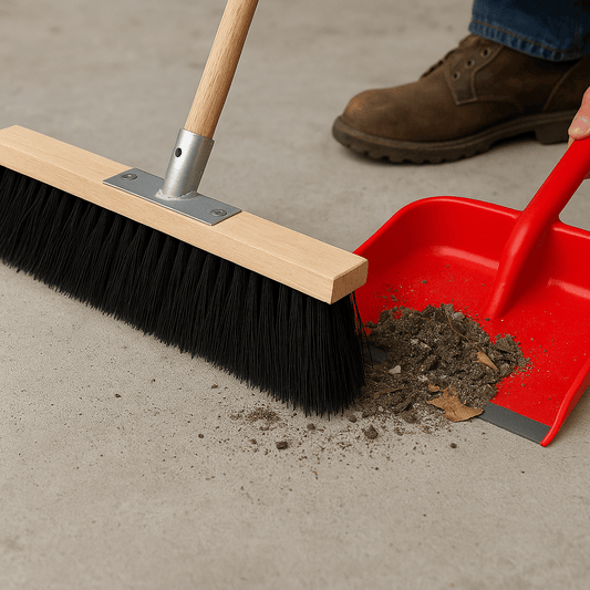 Scopa industriale PVC 60 cm per corsie e interni, spazzolone senza manico - Lemag srl