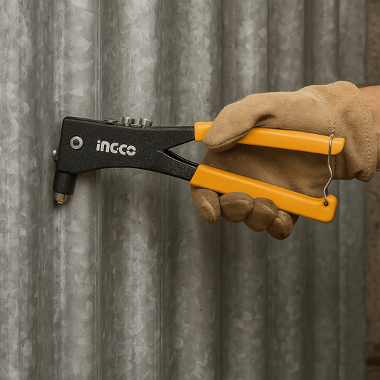 Rivettatore manuale Ingco 10,5", in alluminio leggero per rivetti 2,4 - 4,8 mm - Lemag srl