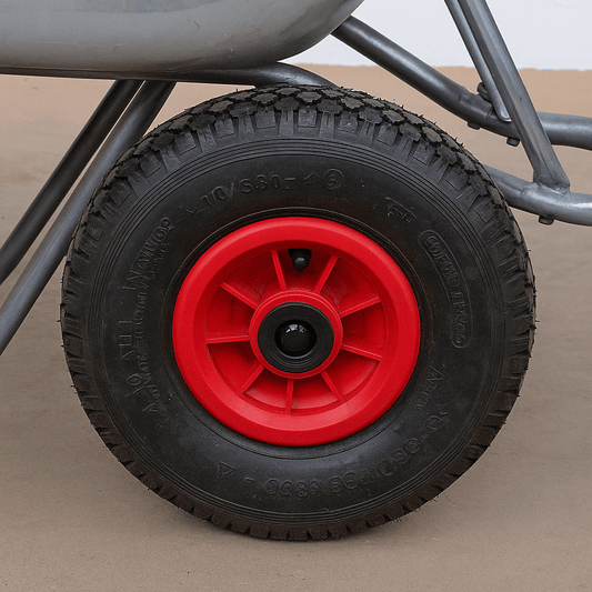 2 Ruote Pneumatiche Ø260 mm per Carrello | Cerchio Plastica – Foro 20 mm – Lemag - Lemag srl