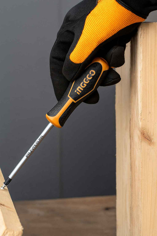 Set cacciaviti Ingco HKSD0628 – 6 pezzi punta magnetica per uso professionale - Lemag srl