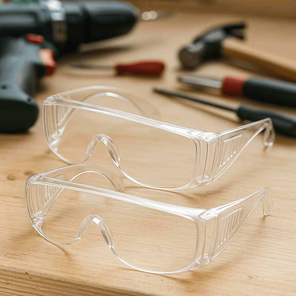 Lemag srl – Set 2 Occhiali Protettivi da Lavoro Trasparenti Antigraffio - Lemag srl