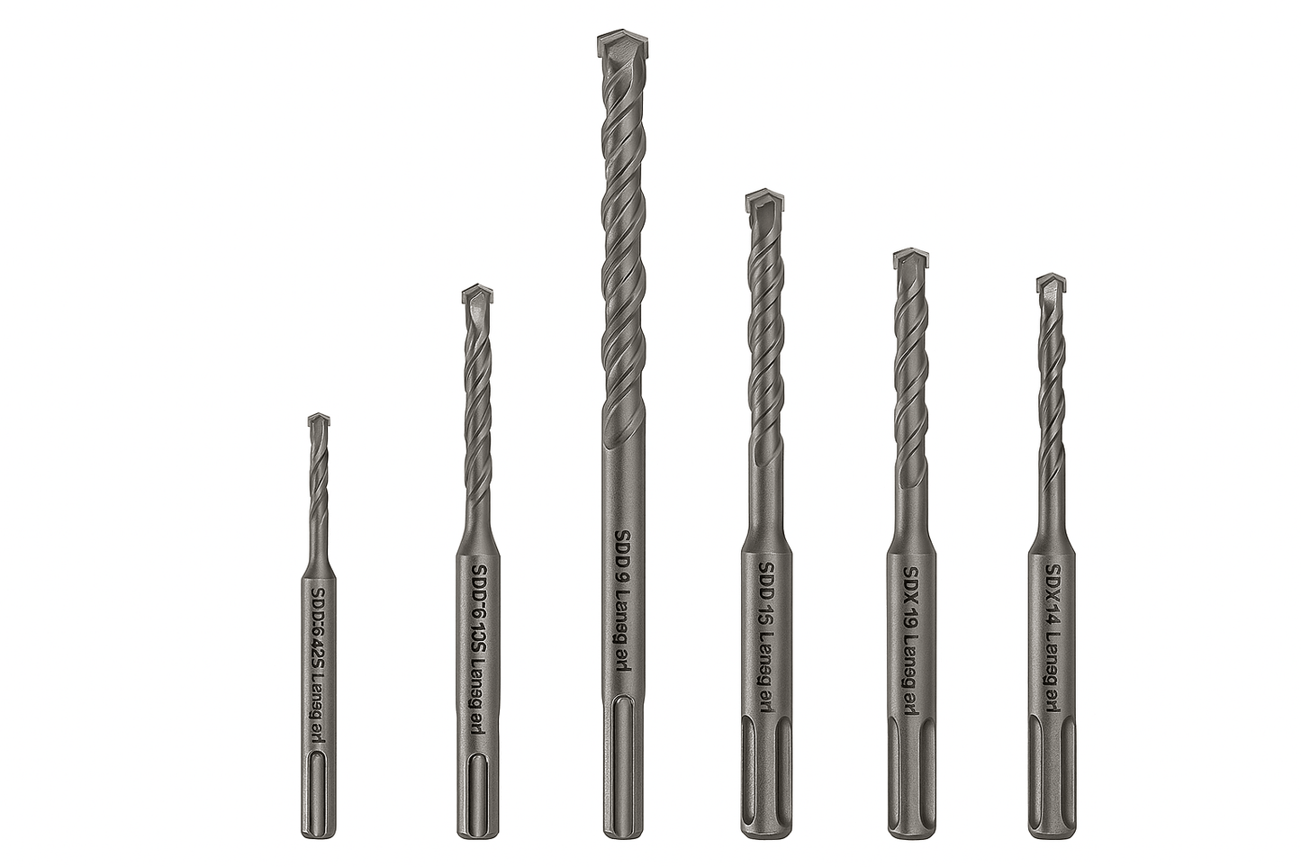 Fischer Punte Trapano SDD SDX Originali SDS Plus Widia Muro Cemento - Lemag srl - Lemag srl