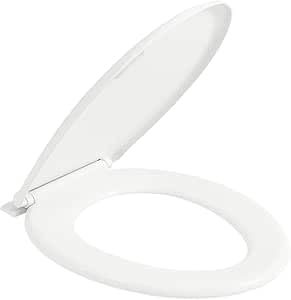 Copriwater Universale Leggero 370x475 mm – Tavoletta WC in Plastica Bianca - Beige con Cerniere Regolabili – Interasse 171 mm – Compatibile con Tutti i Sanitari – Lemag srl (Beige) - Lemag srl
