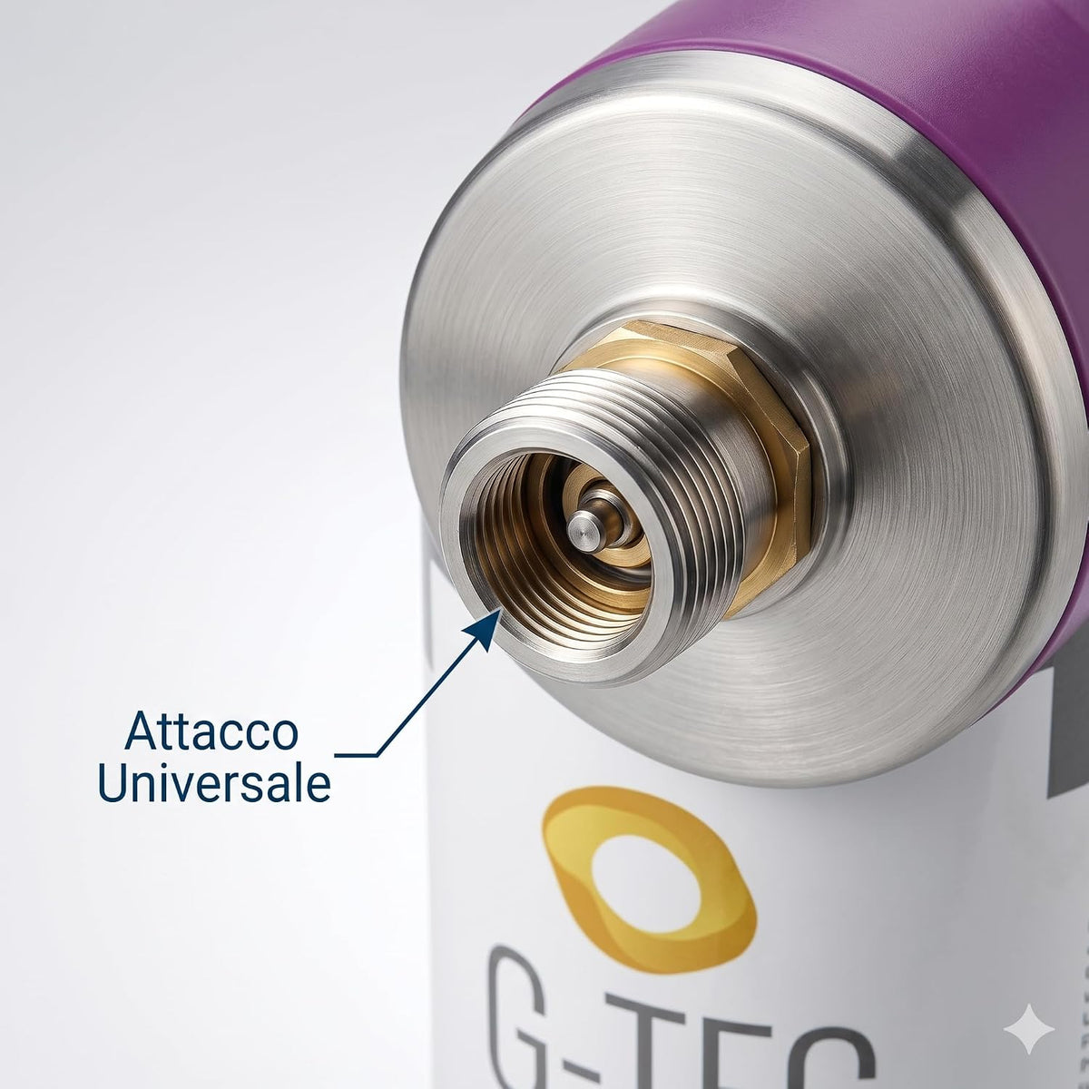 Bomboletta Azoto Tecnico G-Nitrogen 0,95L 121g – Valvola Universale – Spurgo Pressurizzazione Test Tenuta – Climatizzatori HVAC Split Multisplit Auto Celle Frigo Gas Inerte Non Infiammabile - Lemag srl