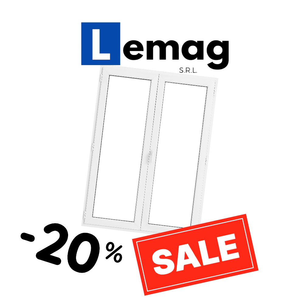 Finestra alluminio taglio termico 120x220 cm – Risparmio energetico - Lemag srl - Lemag srl