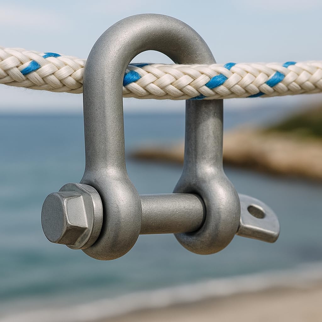 2x Grillo a D 10 mm – Acciaio Zincato Resistente per Sollevamento e Nautica – LEMAG SRL - Lemag srl