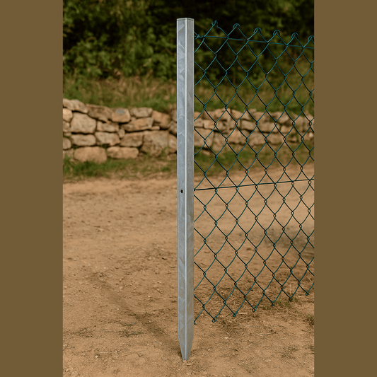 Paletto Zincato SFB per Recinzione – Altezza 175 cm – In Metallo Resistente – Lemag srl - Lemag srl