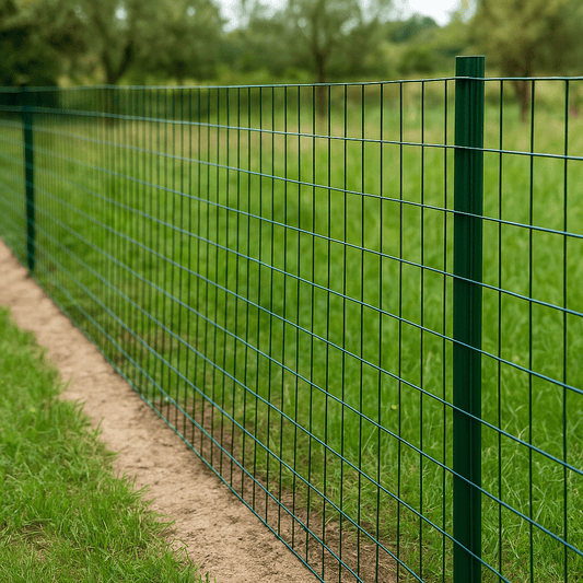 Rete metallica plastificata 20 m h120 cm, resistente per recinzioni e giardini - Lemag srl