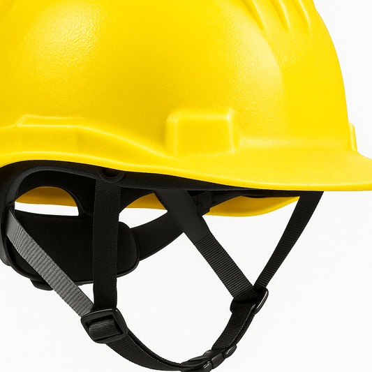 Casco Sicurezza Cantiere Giallo CE | Regolabile Alta Visibilità Lemag SRL - Lemag srl