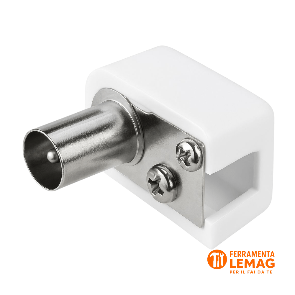 Presa antenna a squadra per cavo coassiale, compatta e facile da installare - Lemag srl