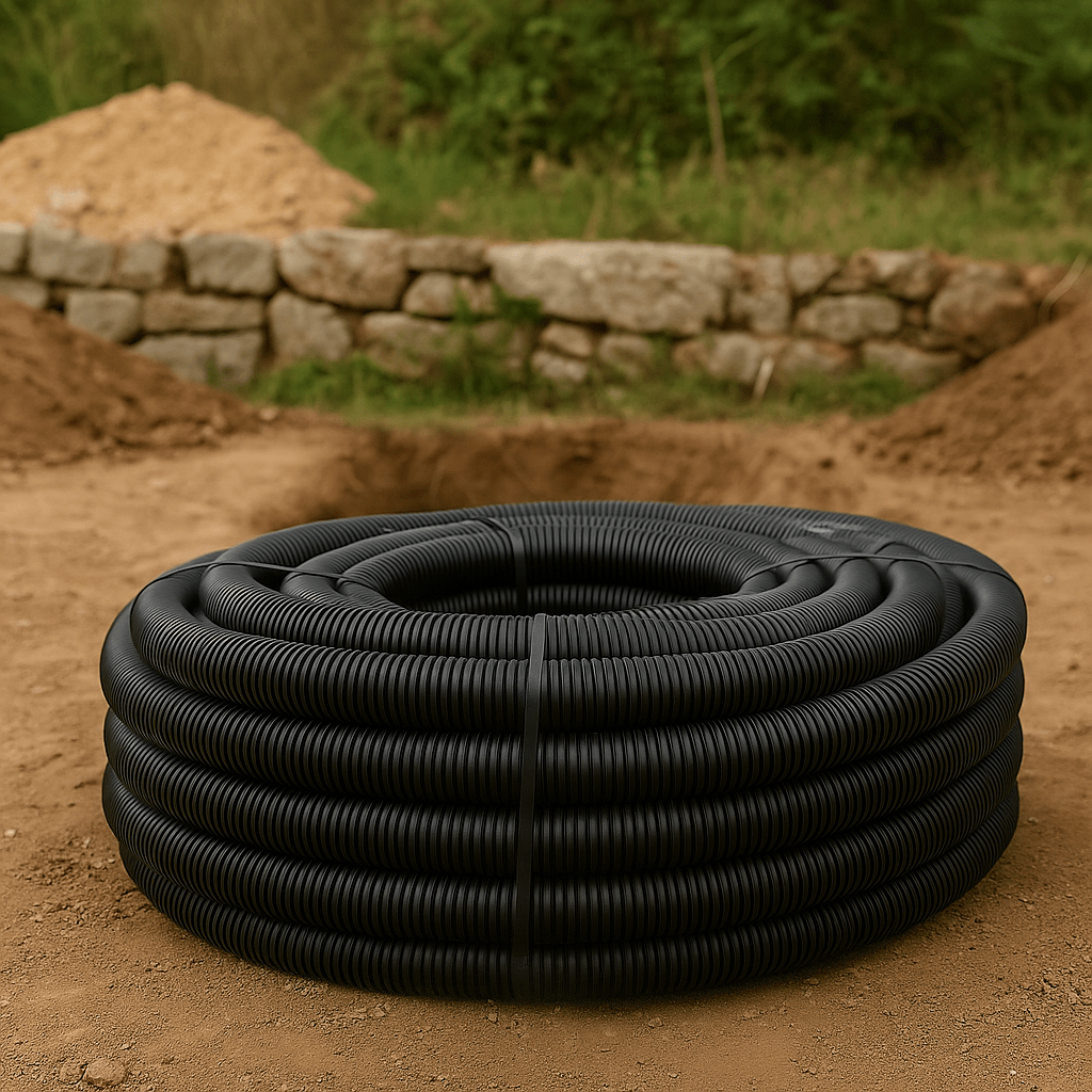 Tubo Corrugato Cavidotto Doppia Parete Ø63 mm – Matassa da 50 Metri Polietilene - Lemag srl