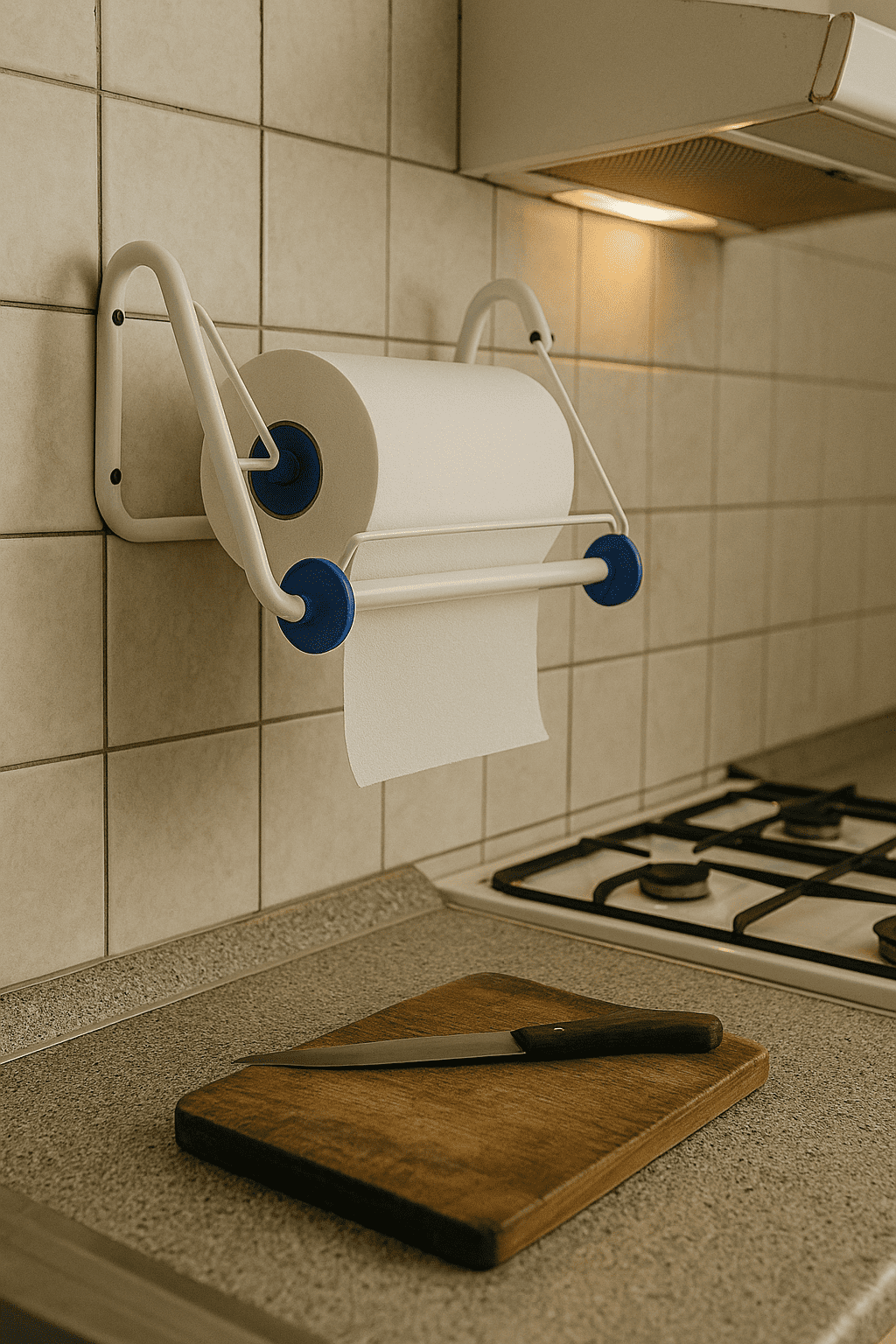 Dispenser Portarotolo da Parete industriale per Bobina Carta in acciaio BIANCO - Lemag srl