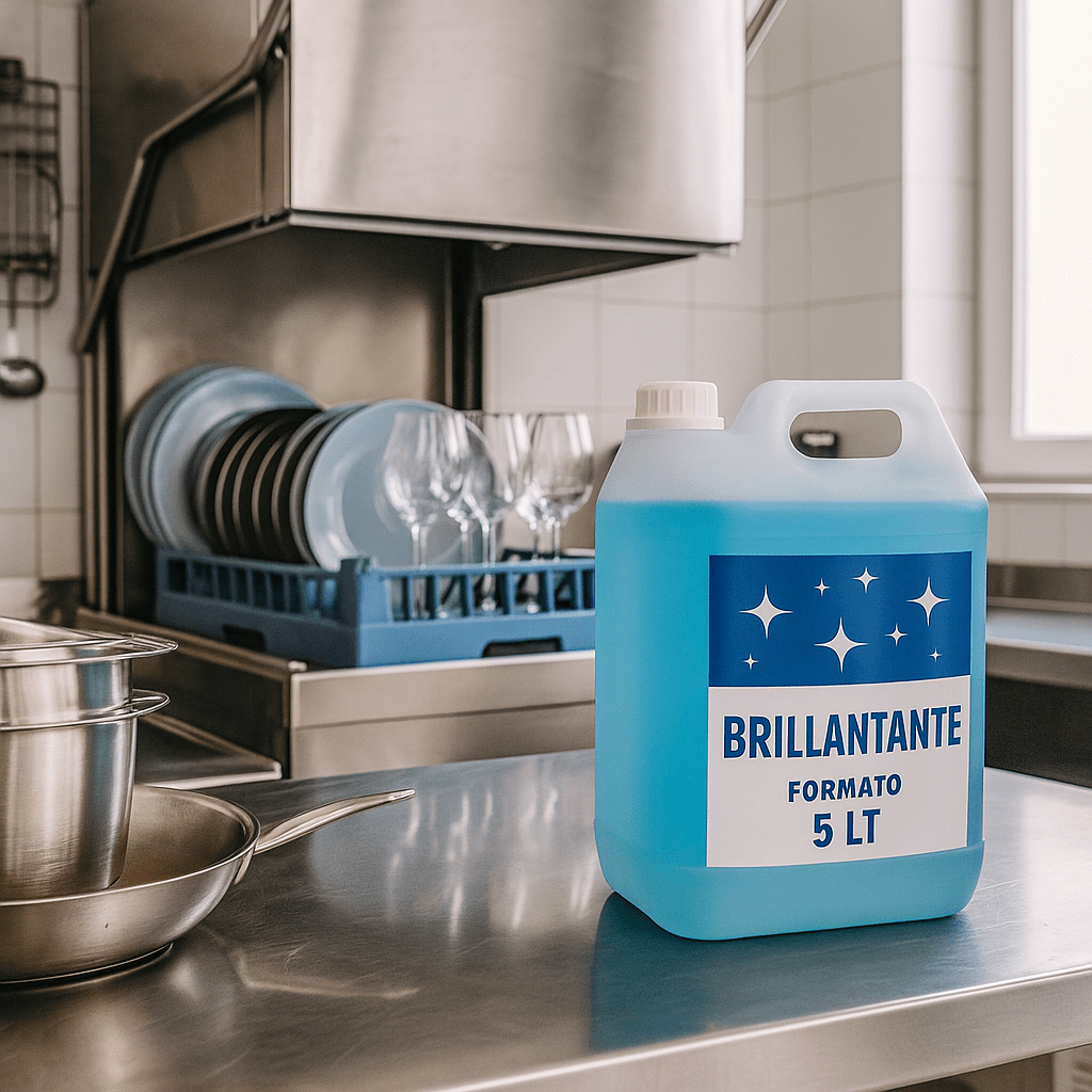 Brillantante Lavastoviglie 5L – Anticalcare, Sgrassante, Formula HACCP – Lemag srl - Lemag srl