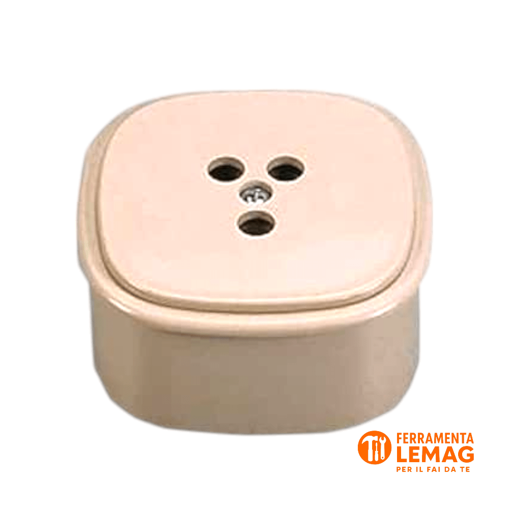 Presa Telefonica da Parete Tripolare 3 Poli Italiana Standard - Lemag srl - Lemag srl