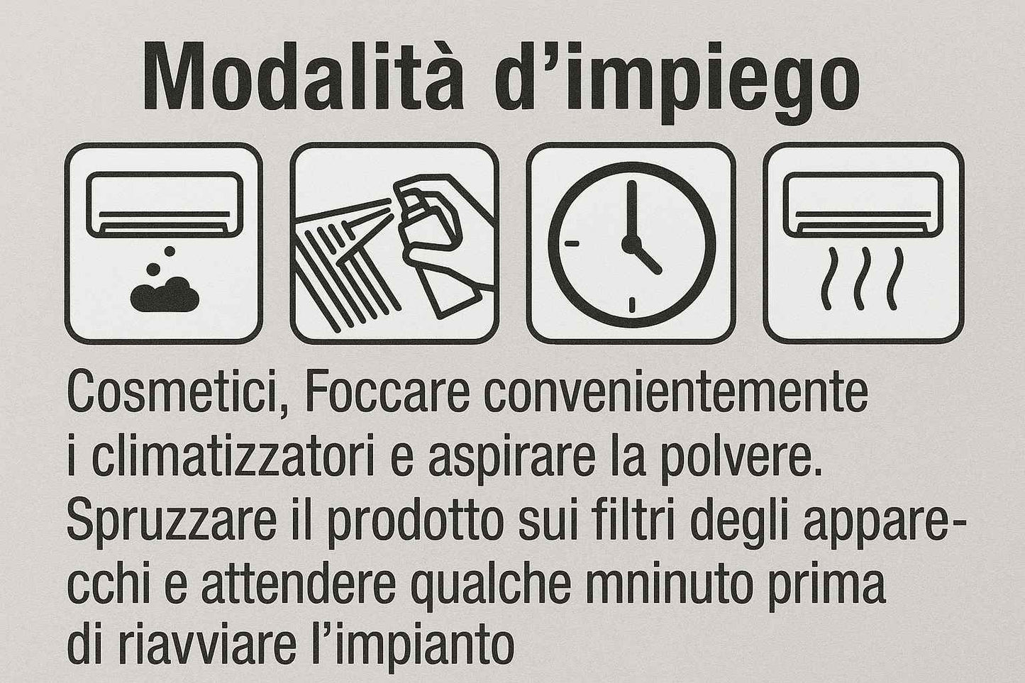Pulitore igienizzante per CONDIZIONATORI F20 – spray detergente antibatterico - Lemag srl