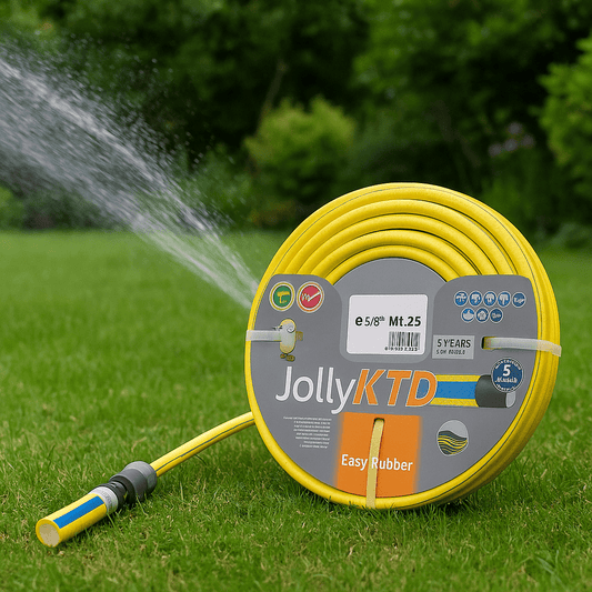 Tubo Jolly 1" x 25 m magliato, flessibile e rinforzato irrigazione giardinaggio - Lemag srl