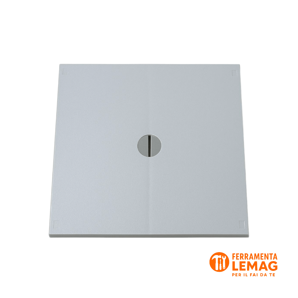 Coperchio carrabile in polipropilene 40x40 cm per pozzetto monolitico - Lemag srl