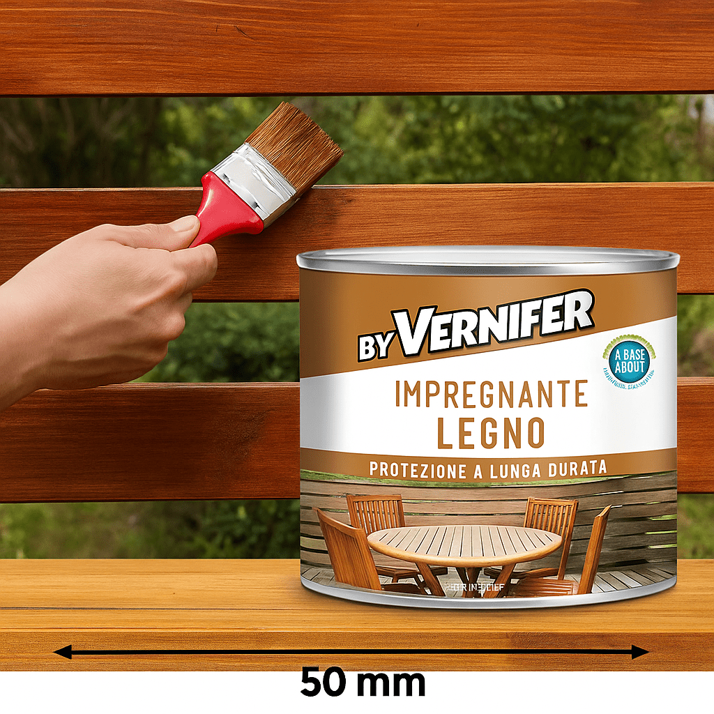 Vernifer Impregnante all’Acqua 500ml Ciliegio Legno Esterni Interni - Lemag srl - Lemag srl