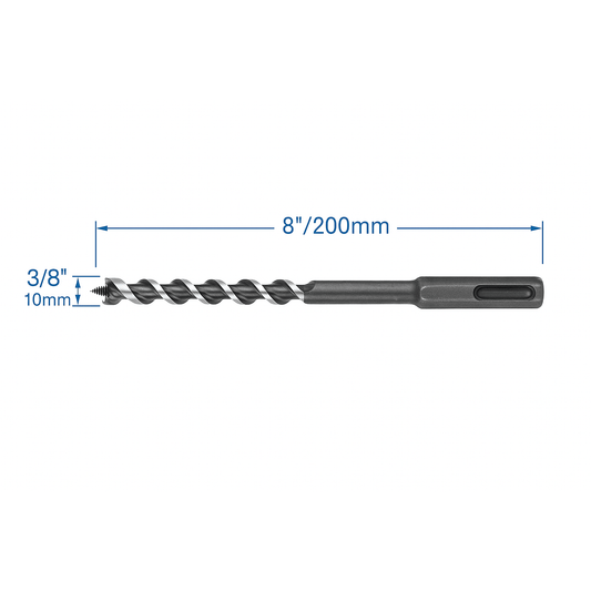 Makita B - 47569 Punta SDS - Plus 10x210 mm – Per Calcestruzzo, Pietra e Muratura - Lemag srl