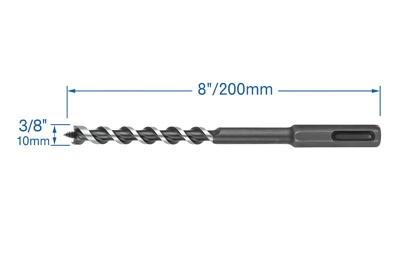 Makita B - 47569 Punta SDS - Plus 10x210 mm – Per Calcestruzzo, Pietra e Muratura - Lemag srl