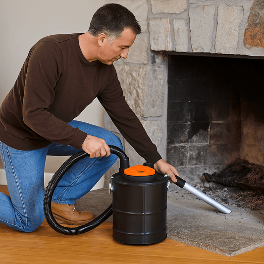 Aspiracenere Ideal Star IS - 15 – 15L, 800W, Fusto Acciaio, Filtro HEPA – Lemag SRL - Lemag srl