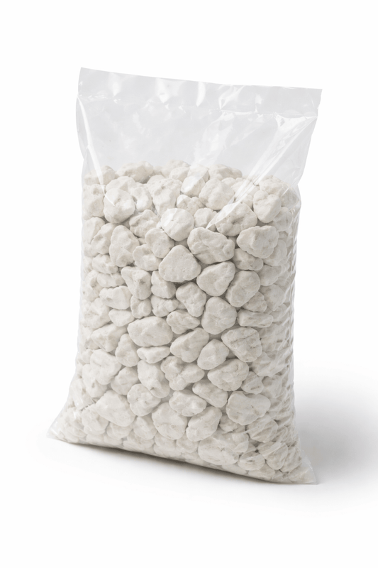 Sacco Breccia Bianca 2 Kg Inerte Decorativo Per Giardino Edilizia - Lemag srl