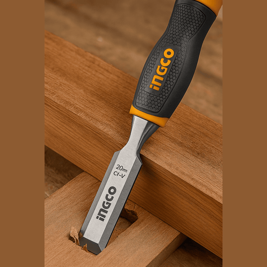 Ingco scalpello per legno 25 mm, robusto e preciso per scavi e rifiniture - Lemag srl