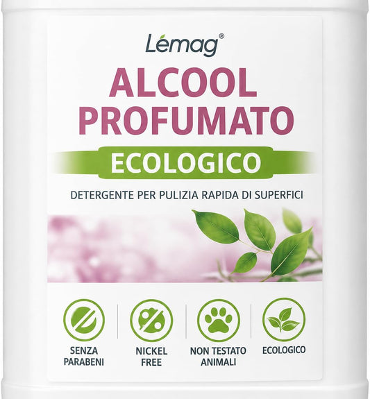 Alcool Profumato Detergente Multiuso 5 L – Senza Aloni, Made in Italy - Lemag srl