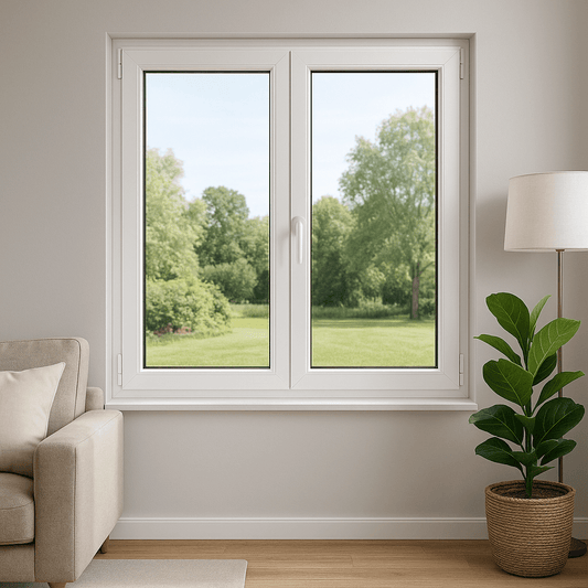 Finestra alluminio taglio termico H120xL130 isolamento energetico - Lemag srl - Lemag srl