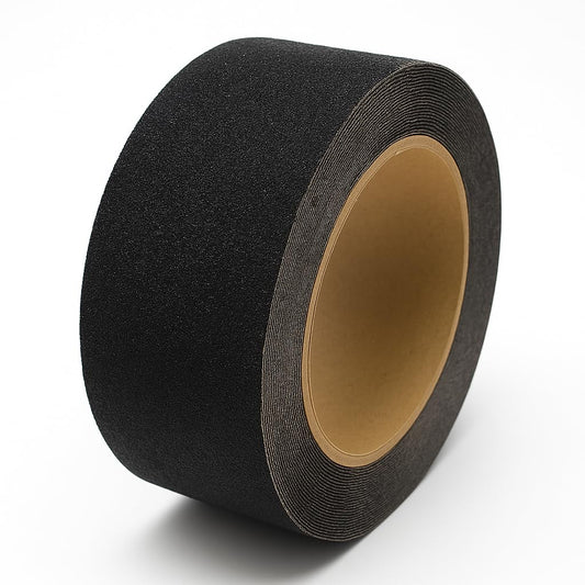 Nastro antiscivolo nero adesivo 25 mm x 15 m per scale e rampe – rotolo