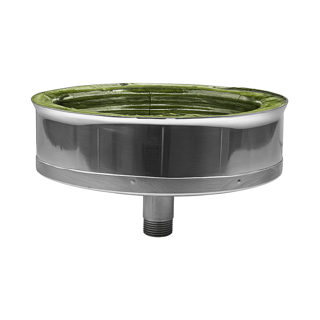 Tappo Condensa Acciaio Inox 316L Ø 150 mm – Per Canne Fumarie – Lemag SRL - Lemag srl