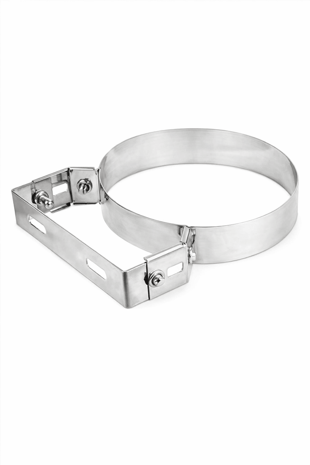 Collare Fissaggio Canna Fumaria Inox Regolabile Pesante – Ø80/120/130/150/160/180/250/300 mm - Lemag srl