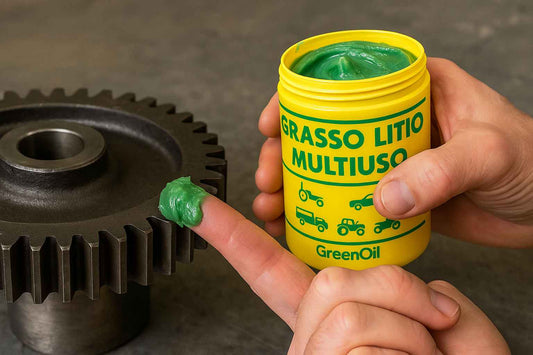 Grasso al litio bianco 1 kg, lubrificante multiuso per cuscinetti e ingranaggi - Lemag srl