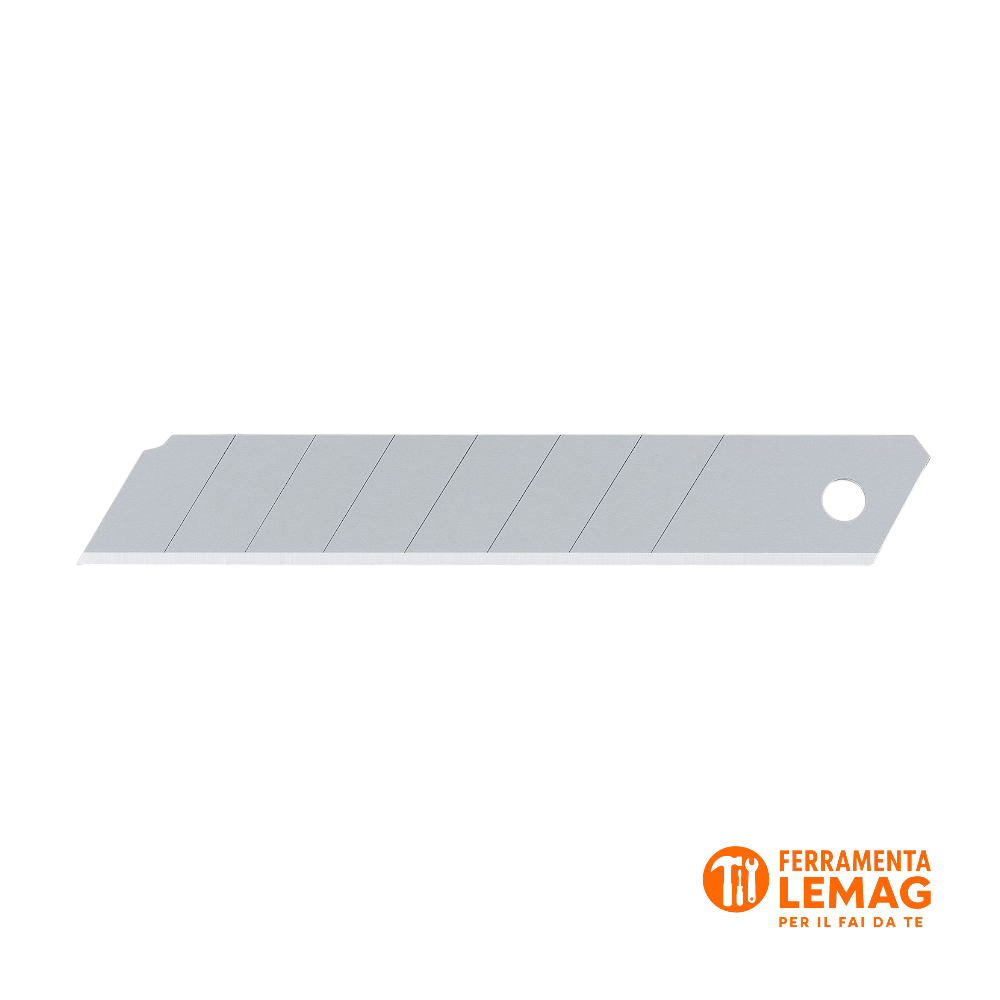 Lame di Ricambio per Cutter 25 mm – Segmentate, Acciaio Temperato, 10 Pezzi - Lemag srl