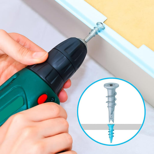 Tasselli Autofilettanti Cartongesso – 50 Pezzi Fissaggi Rapidi Senza Vite – LEMAG SRL - Lemag srl