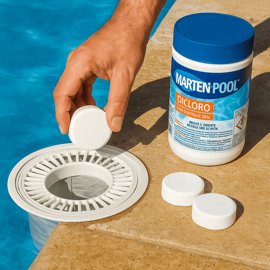 Cloro Dicloro in Pastiglie per Piscina Marten – Lenta Dissoluzione – Lemag srl - Lemag srl