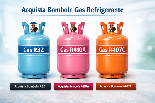 Bombole Gas R32, R410A, R407C: Vendita e Normativa F-Gas - Lemag srl