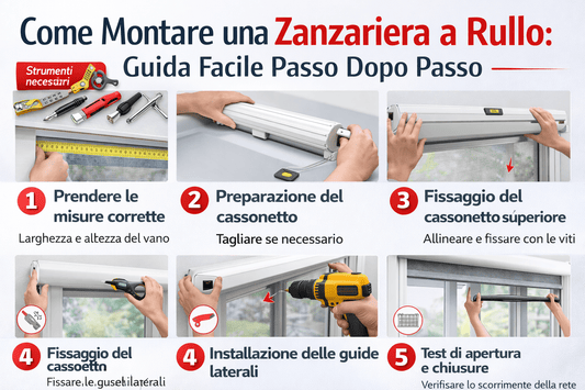 Come Montare una Zanzariera a Rullo: Guida Facile Passo Dopo Passo - Lemag srl