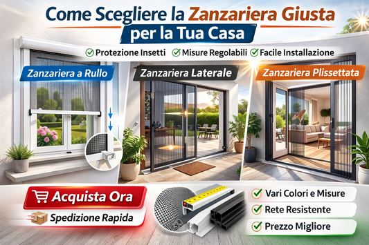 Come scegliere la zanzariera giusta per casa: guida completa 2026 - Lemag srl