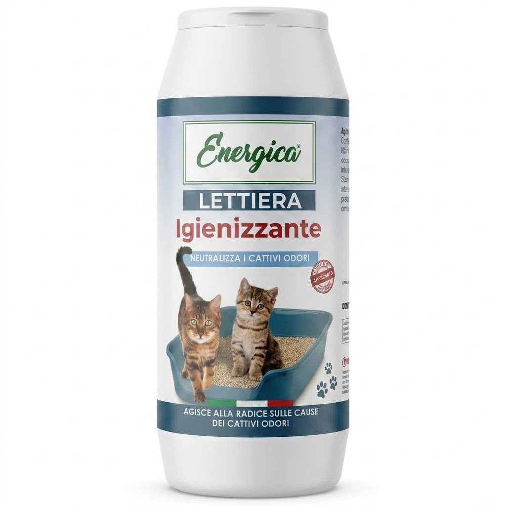 Igienizzante Lettiera Granulare 1 L - Igienizzante lettiera deodorante gatti, neutralizza cattivi odori.