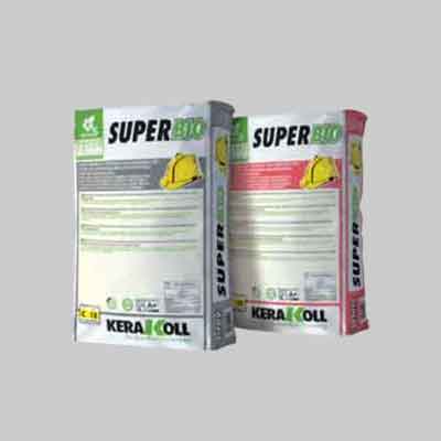 COLLA PER PIASTRELLE 'SUPER BIO' KERAKOLL 25 Kg - Col. Grigio - LEMAG SRL