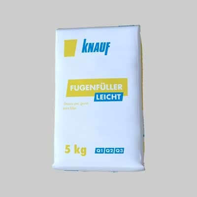 STUCCO IN POLVERE PER CARTONGESSO 'FUGENFUELLER LEICHT' 5 kg - LEMAG SRL