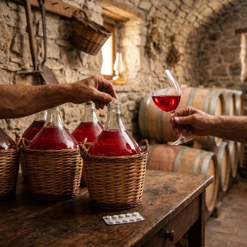 Lemag Kit Vendemmia Cantina Completa — Metabisolfito di Potassio, Lievito Selezionato con Attivante, Acido Tartarico, Chiarificante, 10 Bustine Tannisol, Mostimetro di BABO, Vinometro e Antiflor