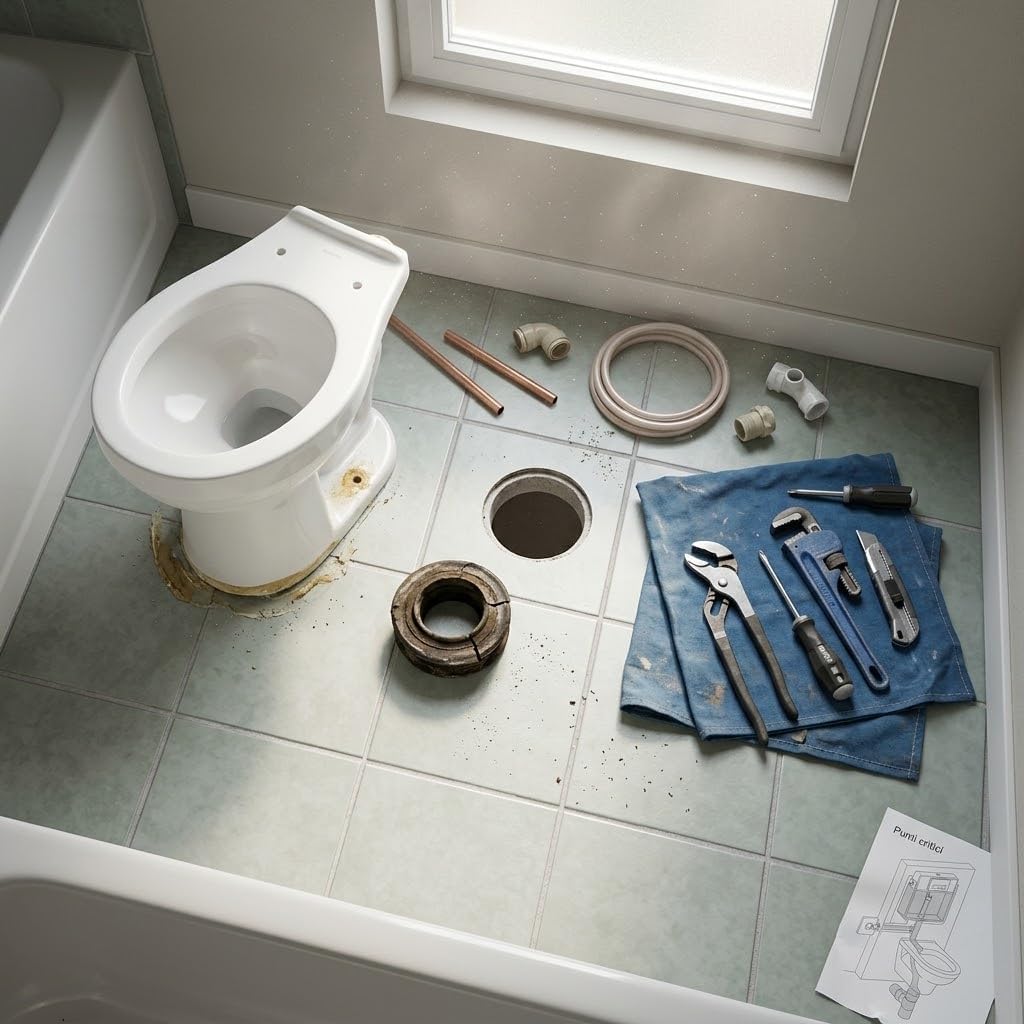 Kit collegamento WC con canotto, borchia, morsetti in gomma e manicotto sottovaso - immagine 2