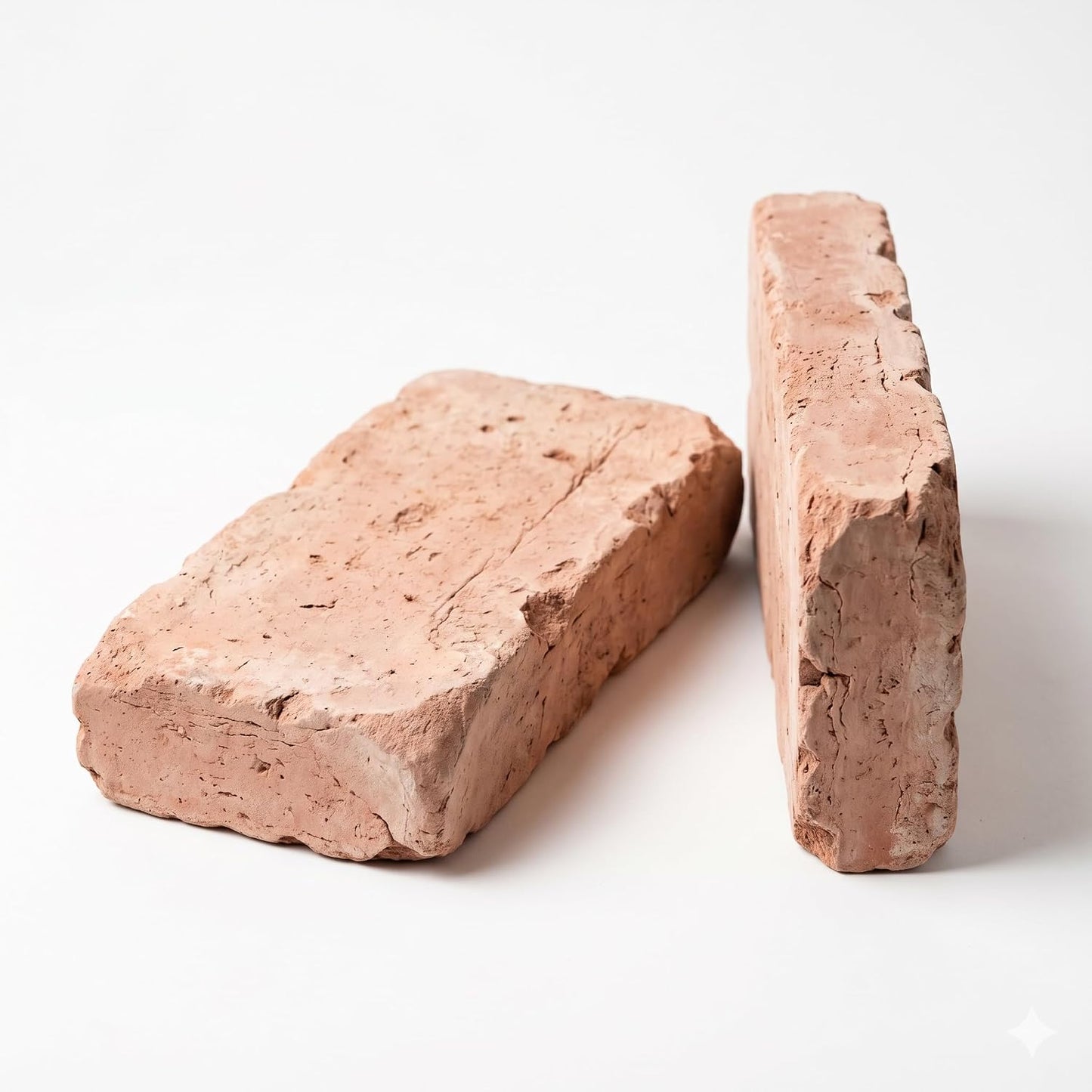 Mattone FBM Medioevo Rosato 3,5x12x25 cm – Confezione Campione 2 Pezzi | Mattone Faccia a Vista Effetto Anticato | Rivestimento Rustico | Aspetto Invecchiato | Made in Italy